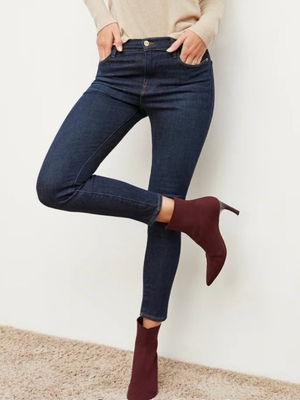 FRAME Women’s Jeans 29 Premium Designer Denim Five Pocket Contemporary Luxury